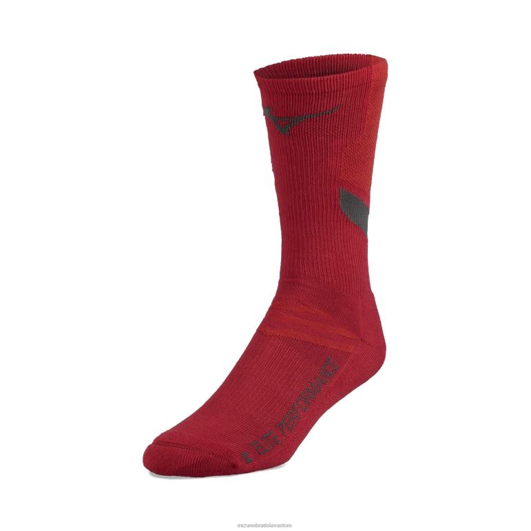 sk Mizuno unisex runbird crew ponožky červená (1010) 8RTR0393 príslušenstvo